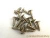 15 LES PAUL PICKGUARD SCREWS SILVER